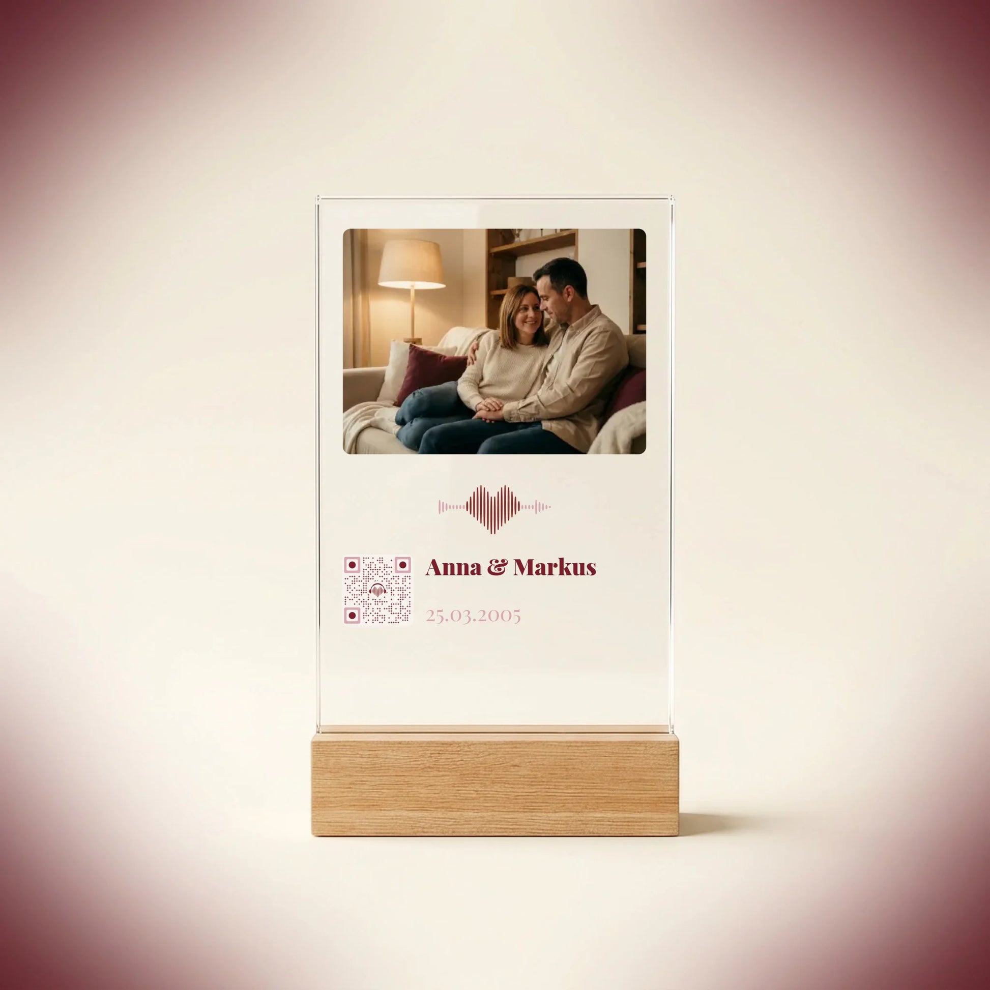 Acryltafel klein Mockup