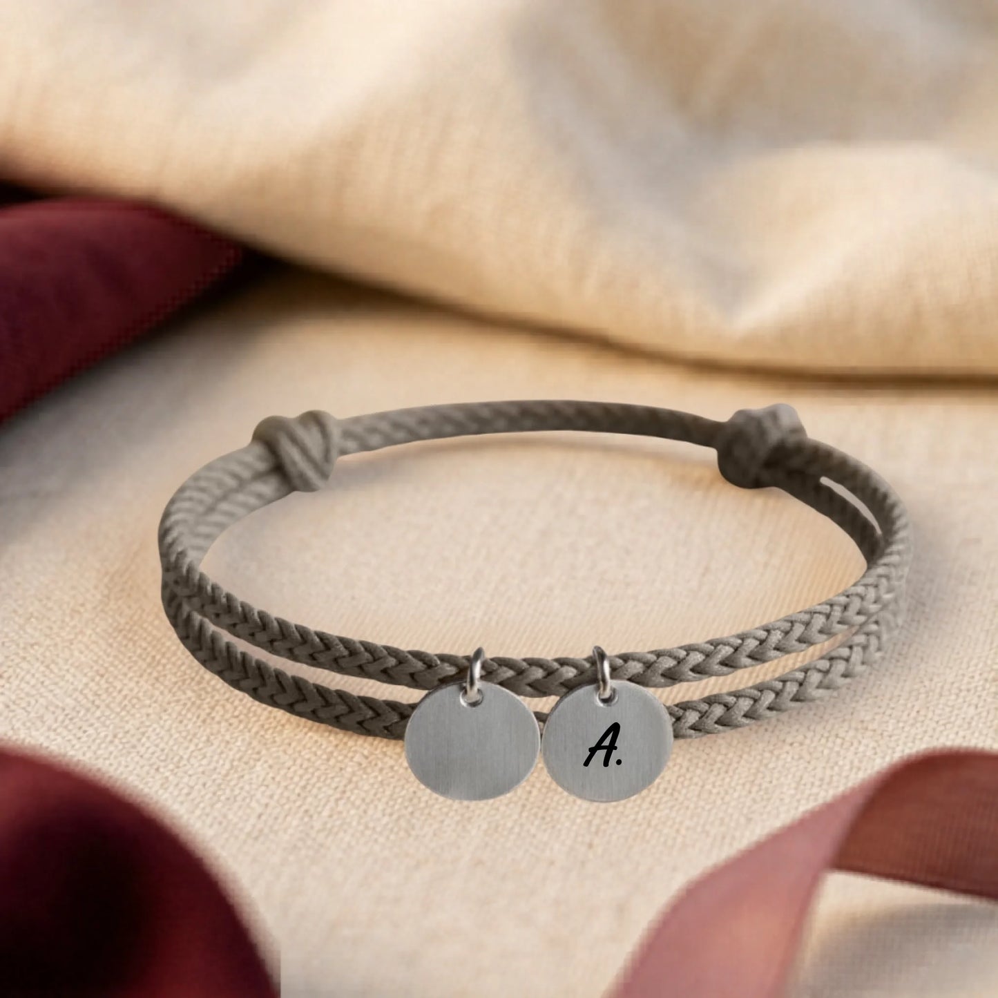 Grey - Silver - 2 Pendants