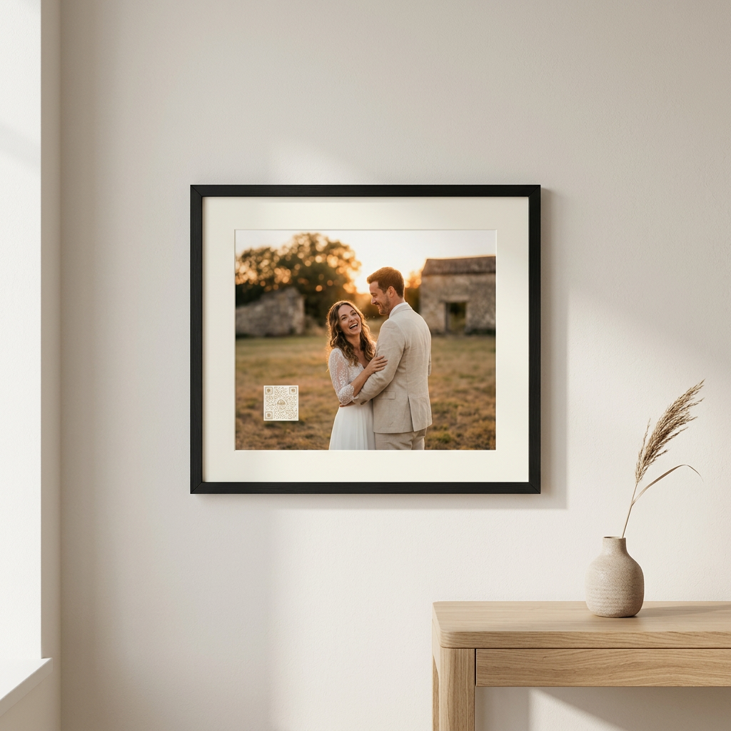 Personalisiertes Bild mit QR Code